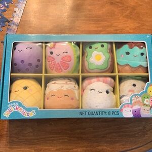 Original Kelly Toy Box Squishmallows, 5” 8 food plushies in a  box, perfect